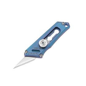 Tacray 727196621788 Titanium Utility Mini Knife Small Box Cutter With Retractable And Replaceable Bl