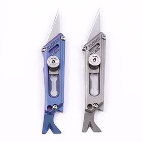 Tr-mgd1902-e Tacray Titanium Edc Utility Knife With A Bottle Opener And In The Tail Pocke Tr-mgd1902-e Tacray Titanium Edc Utility Knife With A Bottle Opener And In The Tail Pocke