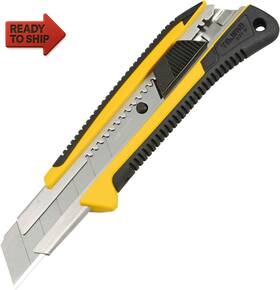 Lc-660 Tajima 744110674095 Rock Hard Auto Lock Utility Knife With 1 Inch - 7 Point Bla