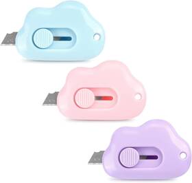 Tk20230227-01 Tamaki Box Cutter Letter Opener Envelope Slitter Utility Blue Pink Purple