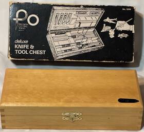 Ax25016 Tc Sportline Vintage Deluxe Knife And Tool Chest Inch Pro Precision Cutting Tools Ax25016 Tc Sportline Vintage Deluxe Knife And Tool Chest Inch Pro Precision Cutting Tools