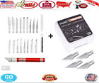 Te-08red1 Newacalox Precision Hobby Craft Knife With Safety Cap Stainless Steel