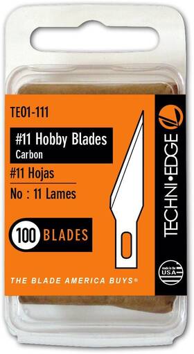 Te01-111 Techni Edge 720698249924 No. 11 Hobby Blades 1-pack
