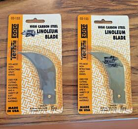 03-153 Tecni-edge 092334031539 New Lot Of 2 Techni-edge Replacement Linoleum Knife Blade