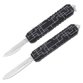 Tq38 Tenchilon Aluminium Alloy Scalpel Pocket Knife With Clip Small Edc Telescopic Ret Tq38 Tenchilon Aluminium Alloy Scalpel Pocket Knife With Clip Small Edc Telescopic Ret