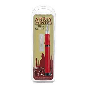 The Army Painter 713799503403 Hobby Knife - Stainless Steel Craft With Soft Grip And 5 Extra Precisio
