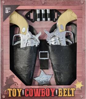 Egqwyr56 The Dreidel Company Kids Cowboy Toy Gun Holster And Belt 9 Piece Set. 2
