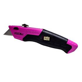 The Original Pink Box 810005021869 Auto-loading Utility Knife 3-position Retractabl