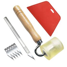 Wx-tl-04 Tiptopcarbon Wallpaper Smoothing Tool With Seam Roller For 04 Kit