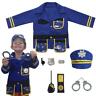 Tjha0128n Toiijoy Kids Police Officer Costume Set Policeman Role 753936316485