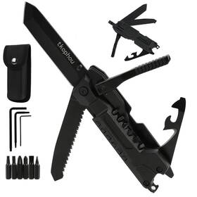 Tk01 Tkophou Multi Tool Pocket Knife For Men 17-in-1 Folding Camping Essentials Mu