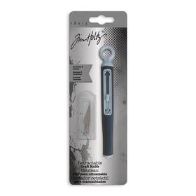 3356eus Tonic Studios Tim Holtz Hobby Knife Set - Retractable Craft Tool With Replacement Cutting B
