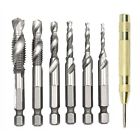 M3-m10 Tool-7 Lepohome Pcs Hss Spiral Hex Shank Combination Drill 0603977340096