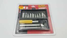 Tool Plus 630990145155 16 Piece Hobby Knife Set Tool Plus 630990145155 16 Piece Hobby Knife Set