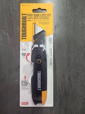 Tb-h4-12-ist Toughbuilt Pry Bar Utility Knife With Storage Tb-h4-12-ist Toughbuilt Pry Bar Utility Knife With Storage