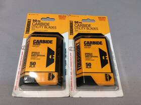 Tb-h4s50-14-30 Toughbuilt 2 Carbon Steel 3/4-in Utility Razor Blade 50-pack