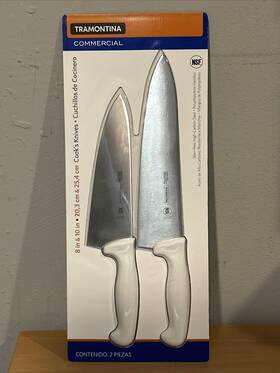 80010 Tramontina Commercial 10 Inch And 8 Cook S Knives High Carbon German Steel Free Ship