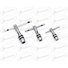 Ttw3s Global Tools T-handle Tap Wrench Set Ttw3s Global Tools T-handle Tap Wrench Set