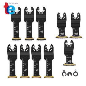 Tr84244 Turitrade Bi-metal Multi Tool Blades 10-piece Japanese Tooth Oscillating Saw