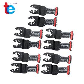 Tr84252 Turitrade 10pcs Arc-shaped Edge Multi Tool Blades Japanese Tooth Oscillating Saw