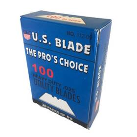 112-09 U.s. Blade Utility Knife Replacement Blades 100pc