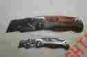 Udbc131 Craftsman Utility Knife Box Cutters Wood Chrome Lot Of 2 Udbc131 Craftsman Utility Knife Box Cutters Wood Chrome Lot Of 2