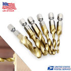 M3-m10 Unbranded Hss Hex Shank Titanium Plated Screw Thread Metric Tap