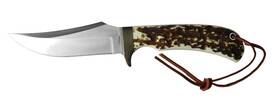 1100035 Uncle Henry Elk Horn 8.5in High Carbon S.s. Full Tang Fixed Blade Knife With 1100035 Uncle Henry Elk Horn 8.5in High Carbon S.s. Full Tang Fixed Blade Knife With