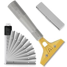 Unikpoint 677998397643 Razor Blade Scraper 4 Inch Tool With 10pcs Extra Metal Blades Multi