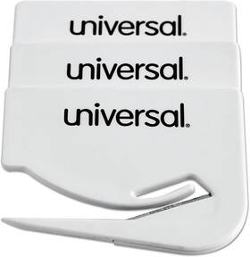 Unv31803 Universal Letter Slitter Hand Opener With Concealed One Size White