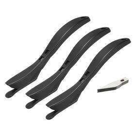 Uxcell 678202833667 3pcs Wrapping Paper Cutter With Blade For Black