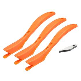 Uxcell 678202833681 2pcs Wrapping Paper Cutter With Blade For Orange Red Uxcell 678202833681 2pcs Wrapping Paper Cutter With Blade For Orange Red