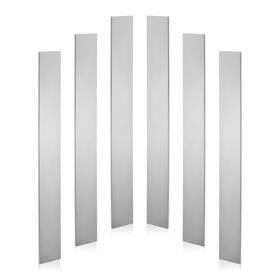 Uxcell 699867066993 6pcs 1084 Steel For Knife Making 1/8x1-1/2x12 Inch Flat Bar