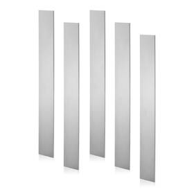 Uxcell 699867067136 5 Pcs 12 Inch X 2 1/8 1095 Steel Flat Bar Forging Knife Making