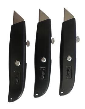 Valley 639469305021 Usa Retractable Multipurpose Utility Knife Box Cutter 3 Pack