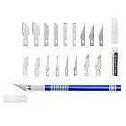 Vct7og3ffg Newacalox Precision Hobby Craft Knife Set Stainless Steel Arts Pcb