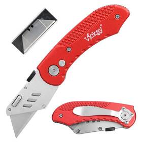 Vickay 714035420268 Box Cutter Folding Utility Knife Heavy Duty With 5 Sk5 Quick Change Blades S Vickay 714035420268 Box Cutter Folding Utility Knife Heavy Duty With 5 Sk5 Quick Change Blades S