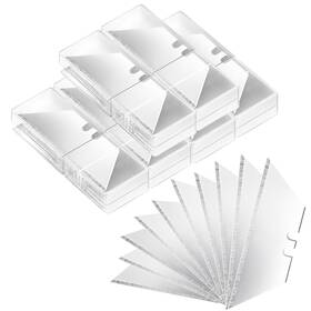 Vickay 759532943209 Utility Knife Blades Sk5 Steel Heavy Duty Box Cutter Refills With Plastic Ca