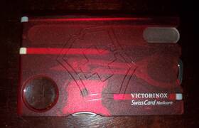 07240t3 Victorinox Nail Care Set Swiss Card T3 Red 0.7240