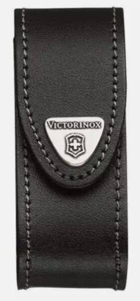 Victorinox 405203b1 Leather Pocket Knife Case With Belt Loop Hook And Fastening Black
