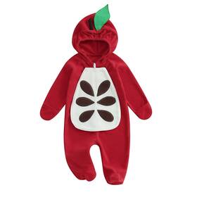 55774 Visgogo Newborn Baby Halloween Costumes For Girls Boys Long 12-18 Months Red