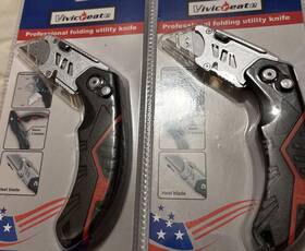 Vivicreate 797725060999 Lot Of 2 Professional Utility Knives Vivicreate 797725060999 Lot Of 2 Professional Utility Knives