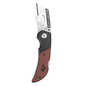 Voraga 820909997368 Husky Wood Handle Folding Lock-back Utility Knife Voraga 820909997368 Husky Wood Handle Folding Lock-back Utility Knife