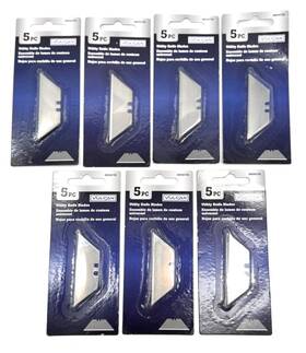3854775 Vulcan New Lot Of 7 Utility Knife Blades 5pc 35 Total Fr.sh