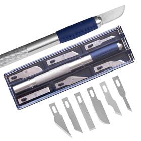 Sx01tz W.a. Portman Wa Hobby Knife Set - 1pc High-grade Precision With 6 Assorted C