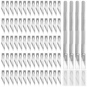 Db74-116 Waltool 74pcs Precision Hobby Knife Set Contains 4 Metal Pens Handles And 70pcs #11 E