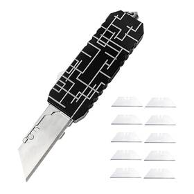 Warhero 635401120165 Aluminum Alloy Utility Knife With Clip Multifunctional Edc Box Cutter Warhero 635401120165 Aluminum Alloy Utility Knife With Clip Multifunctional Edc Box Cutter