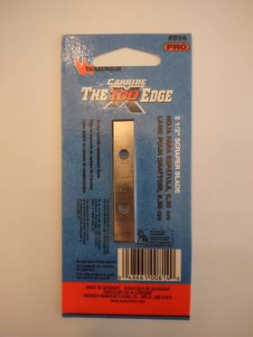 Warner Manufacturing Co 048661008140 814 100x High Carbon Steel Double Edge Replacement Blade 2-1/2 Inch Scraper