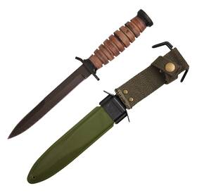 H-4711 Wartech 608866637400 World War Ii M3 Fighting Knife 12.5 Inch Green