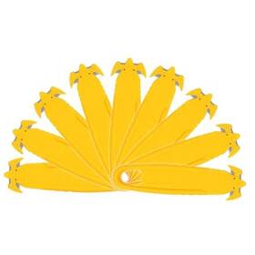 Hka61-yl-s We-us 10-pcs Safety Box Cutter Stainless Steel Concealed Blade Package Yellow-10pcs